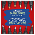 Sharpie - Marqueurs créatifs - Tons terreux - marqueurs acryliques à base d’eau - pointe ronde - couleurs assorties - paquet de 12-Marqueurs de couleur vive qui créent des traits éclatants sur les surfaces claires et foncées et font des traits saisissants sur le papier, le métal, le bois, la céramique, le verre, la roche, la toile et plus!