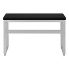 Monarch Specialties - 7684 Bureau 48 po L - Hauteur Adjustable Noir/Metal Argent-9
