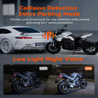 Vantrue - Caméra embarquée double F1 4K pour moto avec carte SD 64 Go-Gps intégré enregistrant vitesse localisation latitude longitude et itinéraires pendant les trajets