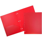 JAM Paper - Chemises de présentation robustes à 2 pochettes - rouge - Paquet de 6-La couleur rouge