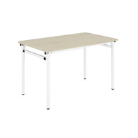 Ceha Canada - Table pliante KMH - 28 po H x 47 po L x  27.5 po l - Blanc Signal-CONSTRUCTION DURABLE Dotée de pieds soudés et peints par poudrage de 1,2 po avec niveleurs intégrés pour une stabilité sur toute surface