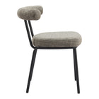 Zuo - Kede Chaise de salle à manger - Tweed vert - Ensemble de 2-Garantie limitée de 3 ans