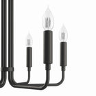 Modway - Rekindle 6-Lumière Lustre - Noir-Installation professionnelle requise