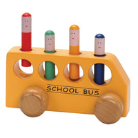 Autobus scolaire pop-up de The Original Toy Company -Comprend 4 figurines avec mécanisme à ressort