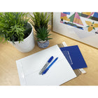 Enveloppes Stayflats - 9 po L x 11,5 po l - Blanc - Paquet de 100 enveloppes-L'enveloppe est dotée d'une bande détachable et d'un rabat pour plus de sécurité
