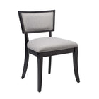 Modway - Pristine Tissu rembourré Chaises de salle à manger Ensemble de 2 - Gris clair-Épingles de pied non marquées