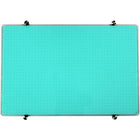 Verre Trempé Vistex Glacier 30 X 40 po Tableau blanc, sarcelle clair-Le tableau magnétique à effacement sec double usage en verre trempé avec une surface d'écriture durable ne tache pas et ne laisse aucune trace dans des conditions normales d'utilisation. Aimant de forte puissance requis.