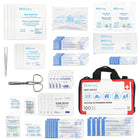 BIOS Living - Trousse de premiers soins - 100 pièces-Dimensions du kit: 10 x 6,5 x 3,9 po / 25,5 x 16,5 x 10 cm