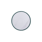 Manhattan Comfort - Lot de 2 tables d’appoint Anderson 46,8 cm modernes, revêtement similicuir vert-Le diamètre du plateau mesure 18,43 pouces