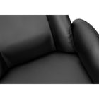 Monarch Specialties - 7344 Chaise de Bureau Ergonomique Aspect Cuir - Noir-7
