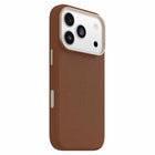 OtterBox - Étui Symmetry Cactus Leather MagSafe avec Contrôle de la Caméra pour iPhone 17 Pro - Selle Dessert Brun-Fabriqué avec un substitut de cuir à base de cactus éthique, beau et durable par Desserto
