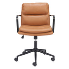 Zuo - Birao Chaise de bureau - Brun-Moelleux et durable pour un confort quotidien exceptionnel