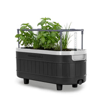Permasteel - Jardinière à arrosage automatique avec supports de fixation - noir-Système d’arrosage automatique