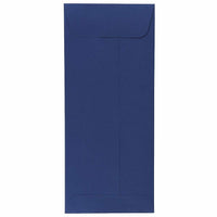 JAM Paper Enveloppes ouvertes au bout avec fermeture gommée, 4 1/8 x 9 1/2 po, bleu présidentiel, 1000/paquet-Bleu présidentiel
