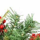 HOMCOM - 2 sapins de Noël artificiels de 45 cm avec LED Lumière-Les branches ignifuges ne risquent pas de prendre feu ou de causer de graves dommages domestiques 