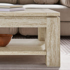 Modway - Hollis Travertin Table basse - Travertin-4 jambes carrées