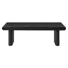 Modway - Relic Béton texturé Table basse - Noir-Assemblée requise