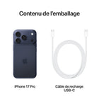 Apple - iPhone 17 Pro - 256 Go - Bleu profond - Bell et Virgin Plus-CONÇU POUR APPLE INTELLIGENCE - Personnel, privé, puissant. Écrivez, exprimez-vous et faites-en plus sans effort