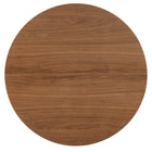 Modway - Pursuit 40 po Table à manger, Noir noyer-Glissements au pied sans marquer