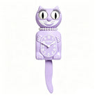 Kit-Cat Klock - Horloge murale vintage coccinelle avec perles - Lilas pastel-Horloge murale de personnage emblématique présentant les yeux roulants et la queue de pendule remuante signatures