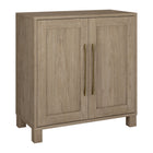Hudson&Canal - Meuble d'appoint Chabot de 28 po de largeur - Chêne gris vieilli-Design contemporain moderne pour votre bureau à domicile, votre chambre ou vos espaces de vie
