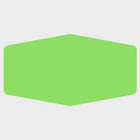 JAM Paper - Rouleaux d'étiquettes standard - forme Marquis - 1 7/8 x 3 15/32 - vert fluo - 125 étiquettes/rouleau-Taille : en forme de marquis (1 7/8 x 3 15/32 pouces) | Les étiquettes imprimables sont faciles à créer et à personnaliser.