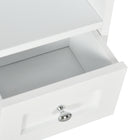 kleankin - Armoire murale de salle de bain avec étagère et tiroirs - blanc-Montage requis