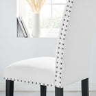 Modway - Parcel Restauration Tissu rembourré Fauteuil d’appoint - Blanc-Rembourrage en mousse dense