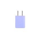 LOGiiX - Vibrance Power Mini 20W Chargeur Mural USB-C Chargeur Mural - Lavande-Le Vibrance Power Cube Mini, compact et coloré, charge les smartphones jusqu'à 3 fois plus rapidement.