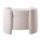 Modway - Nebula Velours Performance Rembourré Ottoman - Rose-6