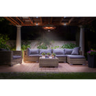 EnerG+ - 1500-Watt Infrared Hanging Electric Outdoor Heater with LED-Avec l'indice de résistance aux intempéries IPx4 fait qu'il est sécuritaire d'utiliser la chaufferette à l'extérieure ou même en milieu humide ou pluivieux. Pas besoin de la ranger à chaque fois