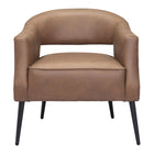 Zuo - Berkeley Fauteuil d’appoint - Brun vintage-Confort moelleux et matériaux durables