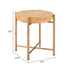 Zuo - Halya Table d’appoint - Naturel-6