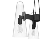 Modway - Beacon 3-Lumière Lumière suspendue - Noir transparent-Installation professionnelle requise