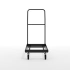 Flash Furniture – Chariot noir pour chaise pliante-Taille intérieure: 18,25 po larg.
