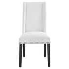 Modway - Baron Tissu Chaise à manger - Blanc-Assemblée requise