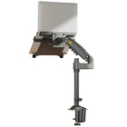 North Bayou - Support de bureau pour ordinateur portable/moniteur-Réglage complet : Les bras du support pour ordinateur portable s’inclinent, pivotent et tournent facilement (pivotement : -90°/+90°, rotation : 360°, inclinaison : -30°/+85°). Extension maximale : 560 mm (22,1 pouces). Hauteur maximale entre le centre VESA et le bureau : 570 mm (22,4 pouces), vous offrant ainsi une plus grande liberté de mouvement pour trouver une position confortable.