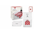 Miele - Sacs à poussière 3D FJM valeur - Paquet de 8-Filtration avancée - Grâce au système de filtration hermétique à 3 niveaux de Miele, le système de filtration AirClean de Miele retient 99,9 % des particules de poussière fines, contribuant ainsi à réduire la poussière en suspension dans l'air et à assurer un nettoyage en profondeur.
