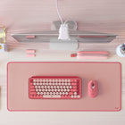 Logitech - Sous-main de bureau - Série Studio - Rose-Compatible avec les ordinateurs portables MacBook Neo : connexion Bluetooth instantanée, compatibilité parfaite et couleurs assorties