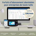 uAttend - BN6000N Système de pointage LAN par empreinte digitale connecté au cloud - Noir/Gris-Heures supplémentaires - Options hebdomadaires, journalières et de 7 jours