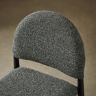 Modway - Hayley Tissu rembourré Tabouret de comptoir - Anthracite noire-Siège rembourré