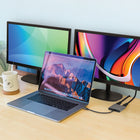 Staples - Tech Adaptateur USB-C vers double HDMI 1.4-Transfert de données haut débit USB 3.0