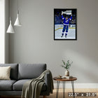 Steven Stamkos Tampa Bay Lightning Lifting 2021 Stanley Cup sur toile - Toile encadree - 22" x 31"-Prêt à accrocher - livré entièrement assemblé