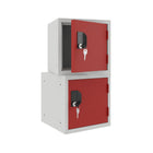 Ceha Canada - Caisson-casier cubique OKK de 12 po - Porte rouge-PIEDS DE SOCCLE OPTIONNELS : Surélevez votre casier avec des pieds optionnels pour une stabilité et un dégagement accrus