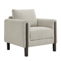 Modway - Hawken Tissu Boucle Fauteuil d’accent - Espresso sur parchemin-Chaise d’accent pour le salon