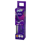 Swiffer - Trousse de depart de balai WetJet (1 balai vaporisateur, 5 coussins nettoyants, 1 solution nettoyante pour planchers)-La solution nettoyante puissante WetJet dissout la salete et la crasse pendant que le coussin epais l'absorbe en profondeur à l'interieur, au lieu de l'etaler