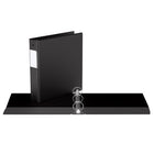 Davis Group Super économie, Reliure à anneaux ronds 1.5  po, paquet de 6 – Noir-1.5 po