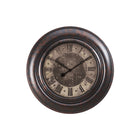 Monarch Specialties - Horloge - 30 po Rond - Surdimensionné Grand - Horloge Murale - Brun - Transitionnel-Horloge murale ronde de 30 pouces, surdimensionnée, en finition brun rustique très tendance, de style transitionnel, convenant à tous les décors d'intérieur