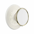 PopSockets - PopGrip pour MagSafe avec Anneau Adaptateur Magnétique - Crème de Coco-Désormais compatible avec le chargement sans fil grâce au retrait facile du PopTop