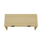 Manhattan Comfort - Bureau moderne Grace 54 po - Chêne naturel et noir-20 po L x 54 po l x 30 po H